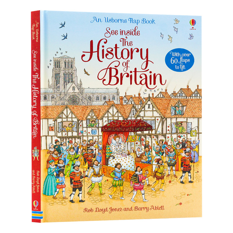 看里面系列 英国历史 英文原版 Usborne See Inside History of Britain 尤斯伯恩立体书 儿童英语科普绘本 英文版进口翻翻故事书
