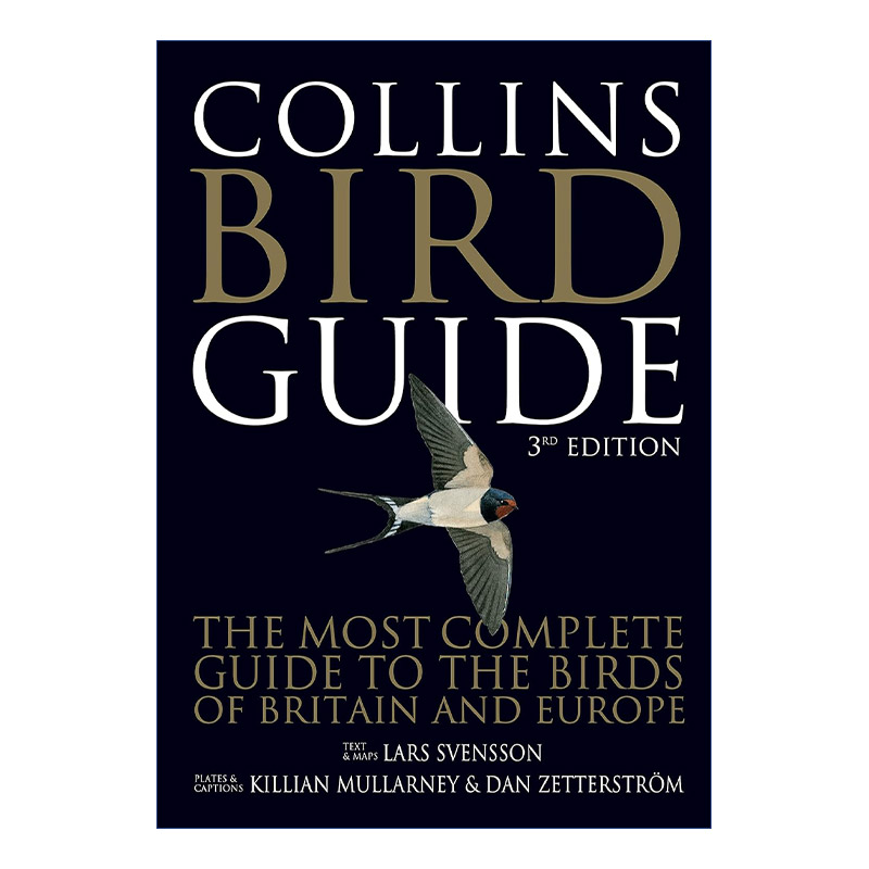 英文原版 Collins Bird Guide 柯林斯鸟类图鉴 第三版 瑞典著名鸟类学家Lars Svensson 彩色插图 英文版 进口英语原版书籍