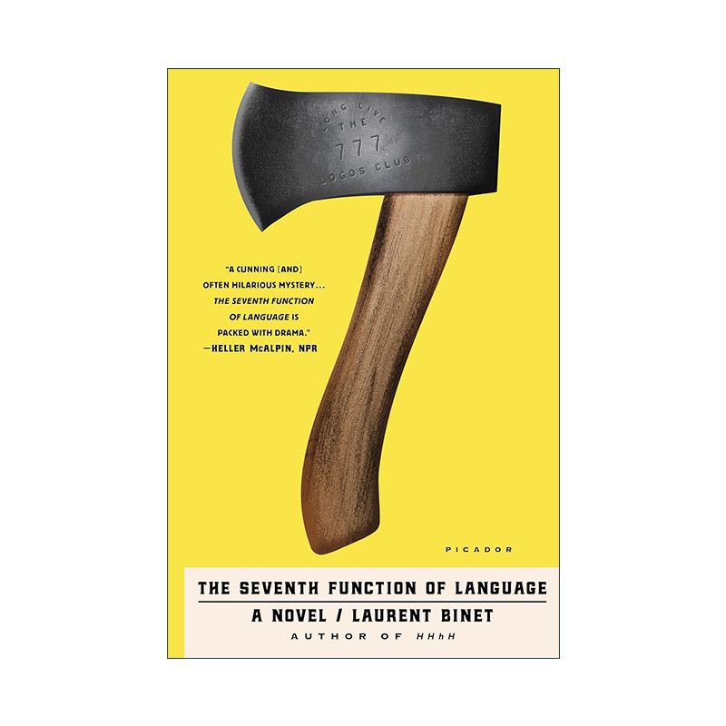 英文原版 The Seventh Function of Language 语言的第七功能 谁杀死了罗兰·巴特 Laurent Binet 英文版 进口英语原版书籍
