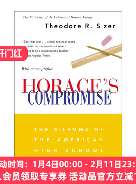 英文原版 Horace's Compromise 霍勒斯的妥协 美国高中的困境 安多佛菲利普斯校长Theodore Sizer 英文版 进口英语原版书籍