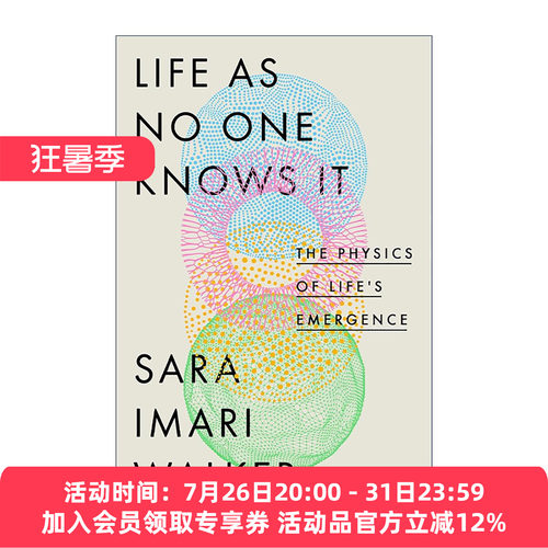 英文原版 Life as No One Knows It 生命如无人知晓 生命起源的物理学 Sara Imari Walker 精装 英文版 进口英语原版书籍