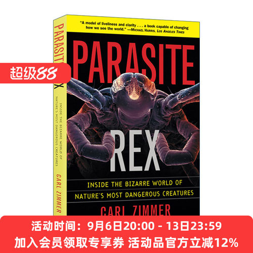 寄生虫星球  英文原版 Parasite Rex with a New Epilogue 附新后记 Carl Zimmer 英文版 进口英语原版书籍