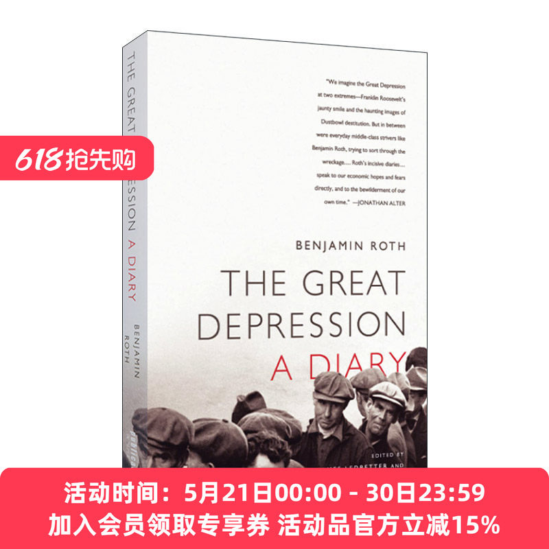 英文原版 The Great Depression A Diary 美国大萧条时期 日记 英文版 进口英语原版书籍