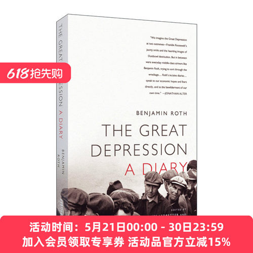 英文原版 The Great Depression A Diary 美国大萧条时期 日记 英文版 进口英语原版书籍