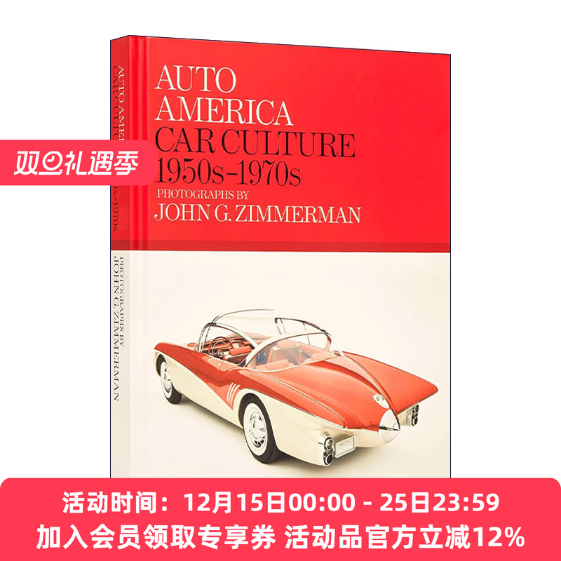 英文原版 Auto America 美国汽车文化 20世纪50-70年代 产品设计 精装艺术图册 英文版 进口英语原版书籍