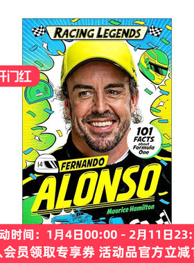英文原版 Racing Legends Fernando Alonso F1赛车手传奇费尔南多·阿隆索 国际汽联名人堂 阿斯顿·马丁车队 进口英语原版书籍