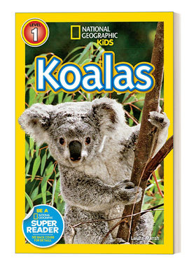 英文原版 National Geographic Kids Readers L1 Koalas 国家地理儿童分级读物第1级 考拉 英文版 进口英语原版书籍