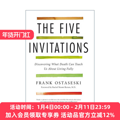 英文原版 The Five Invitations 五次邀请 死亡教会我们如何充实地生活 临终关怀 英文版 进口英语原版书籍