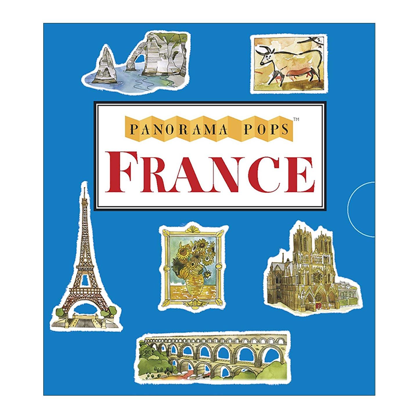 英文原版 France Panorama Pops 纸上国家全景立体书 法国 精装 英文版 进口英语原版书籍