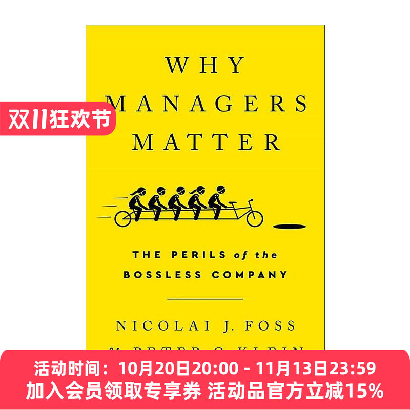 英文原版 Why Managers Matter 为什么经理很重要 丹麦哥本哈根商学院教授Nicolai J Foss 英文版 进口英语原版书籍