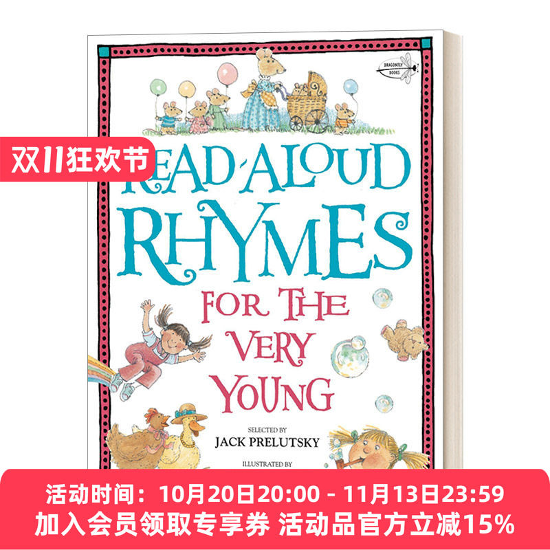 少儿英语诗歌朗诵韵文 英文原版 Read-Aloud Rhymes for the Very Young 儿童启蒙读物 启蒙早教故事 英文版 进口英语原版书籍
