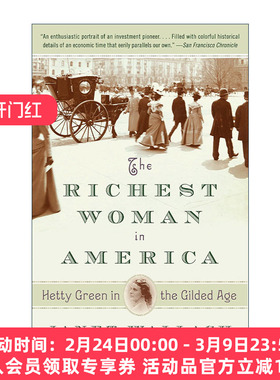 英文原版 The Richest Woman in America 镀金时代的海蒂·格林Hetty Green 美国女首富传记 Janet Wallach英文版进口英语原版书籍