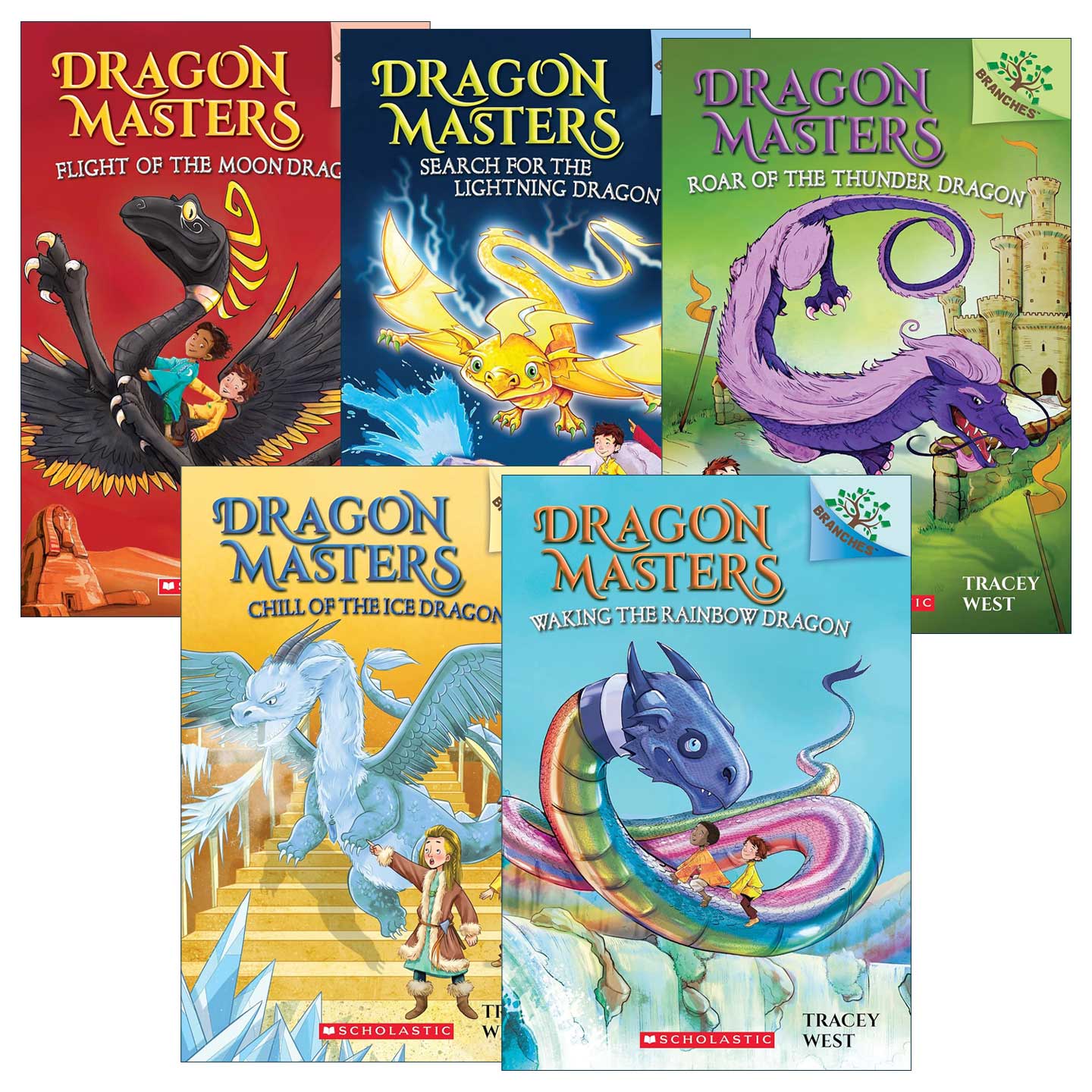 英文原版 Dragon Masters （黑白）驯龙大师系列6-10册 学乐大树系列 儿童桥梁章节书 英文版 进口英语原版书籍