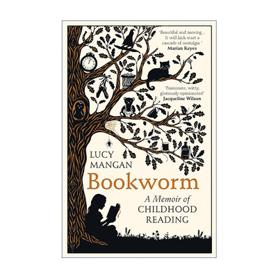 英文原版 Bookworm 书虫 童年读书回忆录 露西·曼根 英文版 进口英语原版书籍