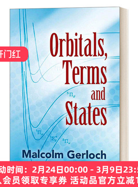 英文原版 Orbitals  Terms and States 轨道 术语和状态 Dover化学系列 英文版 进口英语原版书籍