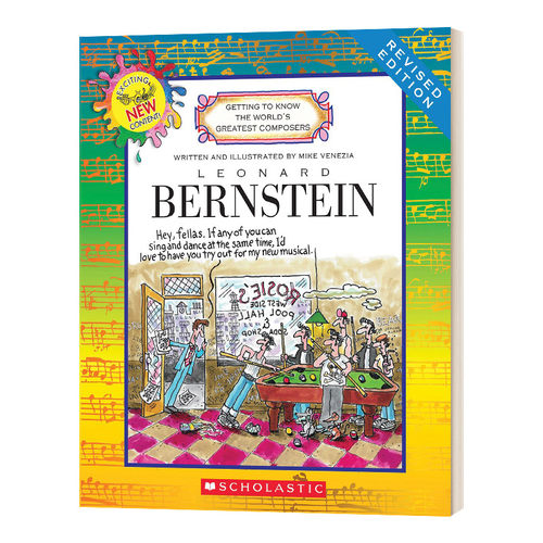 英文原版 Leonard Bernstein Revised Edition 伦纳德·伯恩斯坦-伟大的作曲家 英文版 进口英语原版书籍