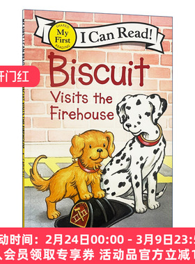 英文原版 Biscuit Visits the Firehouse 小饼干狗参观消防站 My First I Can Read 分级阅读 英文版 进口英语原版书籍