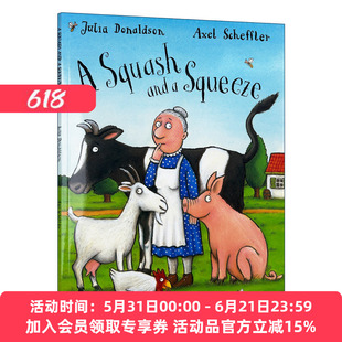 英文原版 A Squash and a Squeeze 小房子变大房子 Julia Donaldson 茱莉亚唐纳森 儿童绘本 英文版 进口英语原版书籍