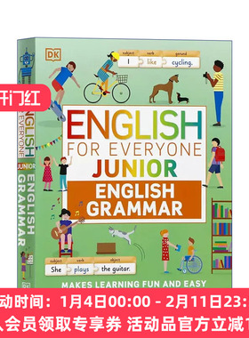 英文原版 DK人人学英语 初级英语语法 English for Everyone Junior English Grammar 英文版 进口英语原版书籍