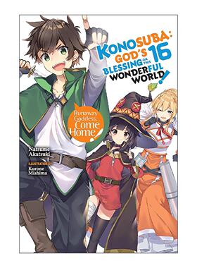 英文原版 Konosuba God's Blessing on This Wonderful World!  Vol. 16 为美好的世界献上祝福16 小说 英文版 进口英语原版书籍