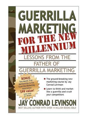 英文原版 Guerrilla Marketing for the New Millennium 新世纪的游击营销 教训指南 英文版 进口英语原版书籍