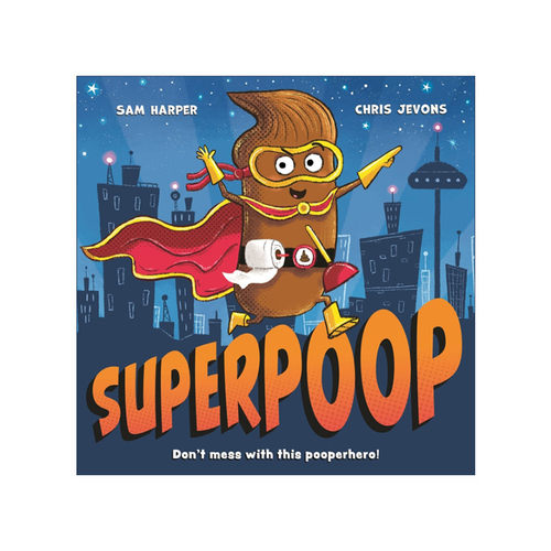 英文原版 Superpoop 大便超人 儿童幽默搞笑绘本 插画师Chris Jevons 英文版 进口英语原版书籍