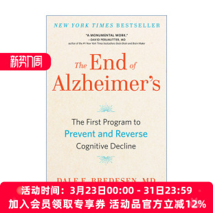 End Alzheimer 英文原版 全球首套预防与逆转 Dale Bredesen 化**** 个性 老年痴呆 进口英 英文版 终结阿尔茨海默病 The