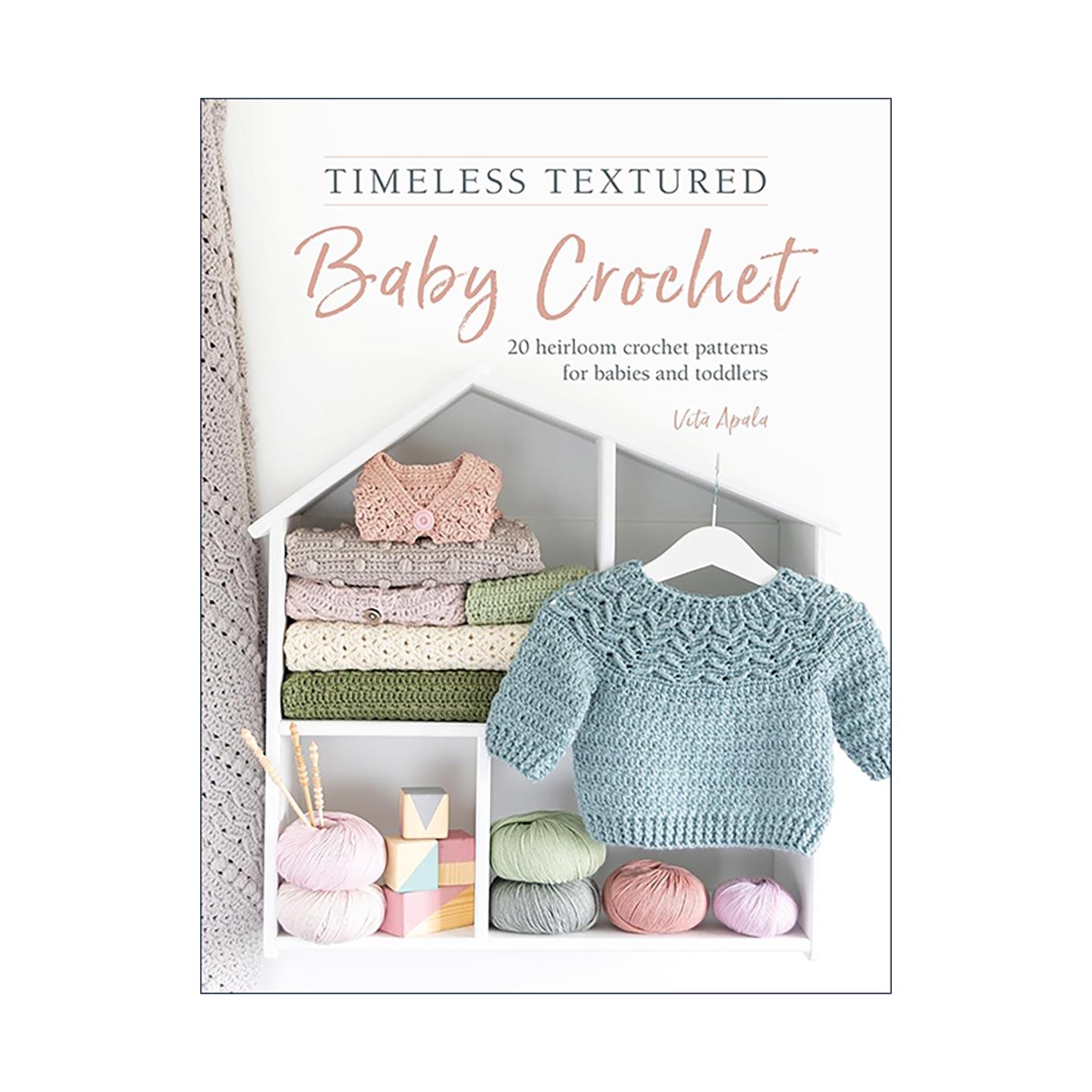 英文原版 Timeless Textured Baby Crochet 经典纹理婴儿钩织 20款可传承的精致童装 英文版 进口英语原版书籍