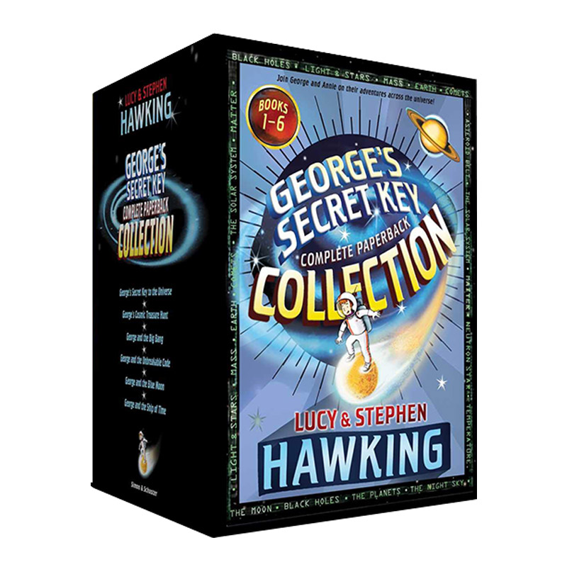 英文原版 George's Secret Key Complete Paperback Collection 史蒂芬霍金 乔治的宇宙秘密钥匙6册 英文版 进口英语原版书籍 书籍/杂志/报纸 儿童读物原版书 原图主图