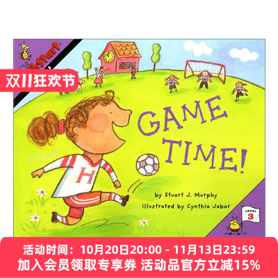 英文原版 Mathstart Level 3 Game Time 数学启蒙绘本3级 英文版 进口英语原版书籍