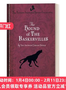 企鹅福尔摩斯合集 英文原版 The Hound of the Baskervilles 巴斯克维尔的猎犬 英文版 进口英语原版书籍