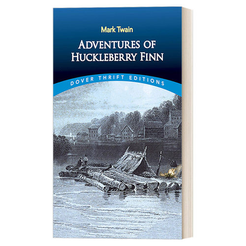 哈克贝里费恩历险记 英文原版 Adventures of Huckleberry Finn Dover Thrift Editions 英文版 进口英语原版书籍