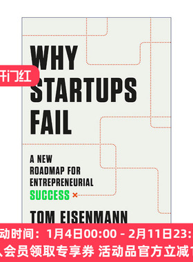 英文原版 Why Startups Fail 为什么会创业失败 成功创业的新路线图 精装 Tom Eisenmann 英文版 进口英语原版书籍