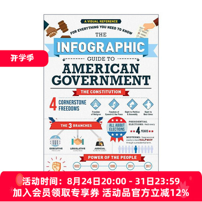 英文原版 The Infographic Guide to American Government 图解美国政府 英文版 进口英语原版书籍