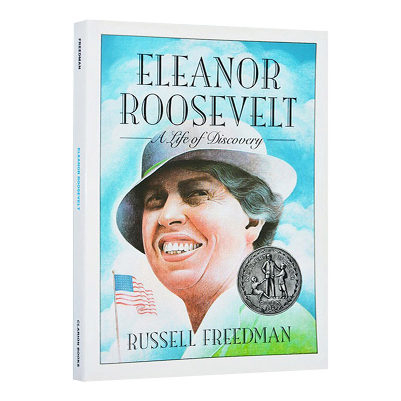 艾琳娜罗斯福生命的发现英文原版 Eleanor Roosevelt A Life of Discovery纽伯瑞银奖中小学英语课外阅读英文版进口原版书籍