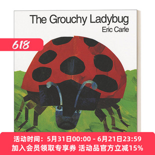 爱生气的瓢虫 英文原版 The Grouchy Ladybug 精装大开绘本 Eric Carle艾瑞卡尔爷爷 吴敏兰推荐 趣味数学主题 英文版 进口英语书