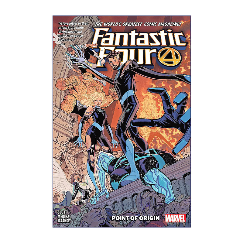 神奇四侠  英文原版 Fantastic Four Vol.5 Point Of Origin 卷五 起源点 漫威漫画 Dan Slott 英文版 进口英语原版书籍