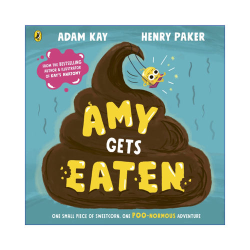 英文原版 Amy Gets Eaten 艾米被吃掉啦 儿童食道消化科普绘本 英文版 进口英语原版书籍