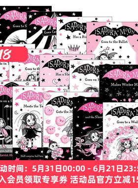 伊莎多拉月亮系列14册 英文原版 Isadora Moon Meets the Tooth Fairy 儿童故事书章节小说 Oxford系列 英文版 进口英语原版书籍