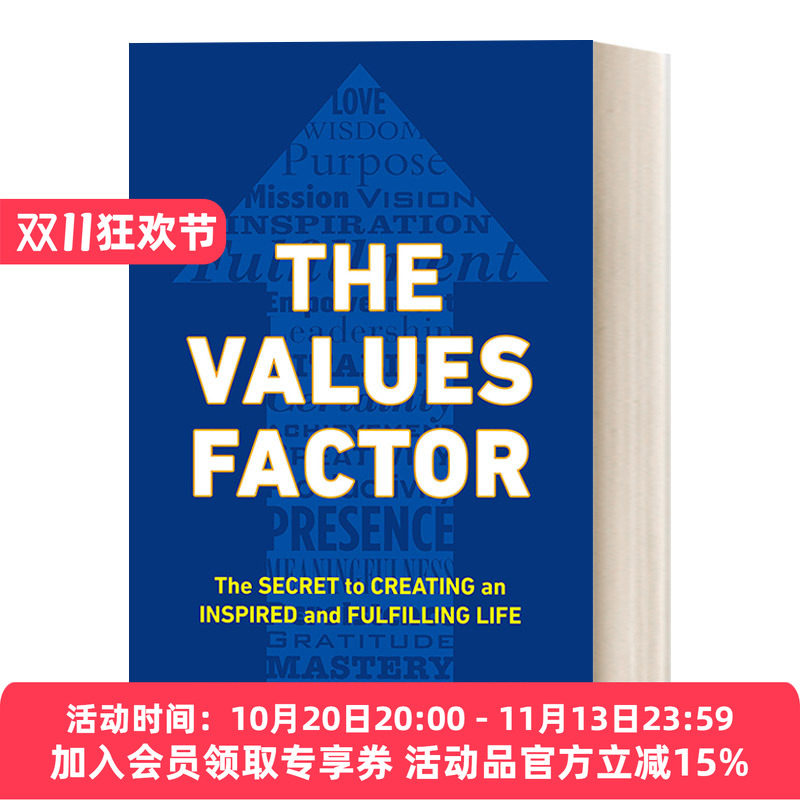 价值观因素 英文原版 The Values Factor 创造充满激情和充实生活的秘密 John F Demartini 英文版 进口英语原版书籍