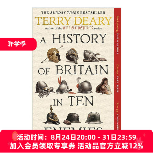 英文原版 A History of Britain in Ten Enemies 英国历史上的十大敌人 Terry Deary 英文版 进口英语原版书籍