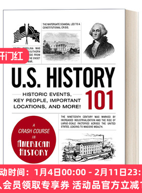 英文原版 U.S. History 101 系列 美国历史 精装 英文版 进口英语原版书籍