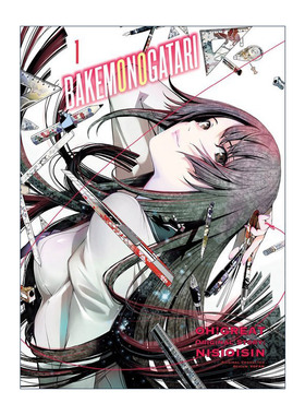 化物语系列1 英文原版 Bakemonogatari manga 1 同名动漫漫画 NISIOISIN西尾维新 英文版 进口英语原版书籍