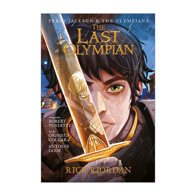 英文原版 Percy Jackson and the Olympians The Last Olympian The Graphic Novel 波西杰克逊与奥林匹斯图像小说5 英文版 进口书