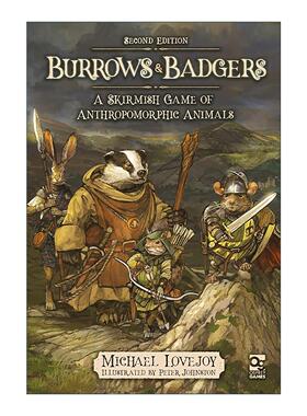英文原版 Burrows & Badgers 洞穴与獾 奇幻题材Osprey桌面战棋游戏 第二版 精装 英文版 进口英语原版书籍