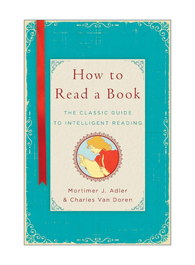 英文原版 How to Read a Book 如何阅读一本书 精装 英文版 进口英语原版书籍
