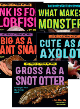 奇异动物世界系列5册 英文原版 The World of Weird Animals 儿童精装科普百科绘本 Jess Keating 英文版 进口英语原版书籍