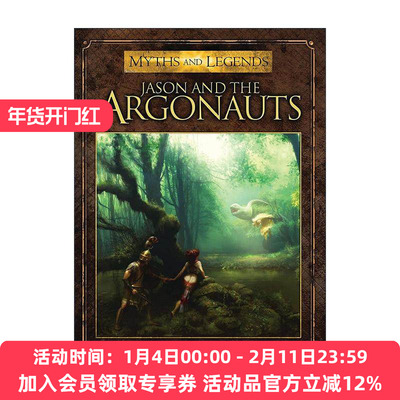 英文原版 Jason and the Argonauts 杰逊王子战群妖 金羊毛的故事 彩色插画 神话传说再现系列 英文版 进口英语原版书籍