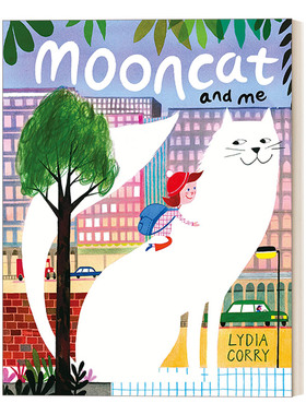 月亮猫和我 英文原版 Mooncat and Me 英国插画师Lydia Corry 英文版 进口英语原版书籍