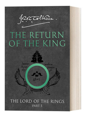 英文原版小说 The Return of the King The Lord of the Rings  Part 3 魔戒3 王者归来 黑封面 英文版 进口英语原版书籍